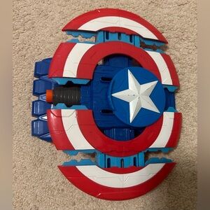 Marvel Avengers Hasbro Nerf Mech Strike Captain America Strikeshot Shield